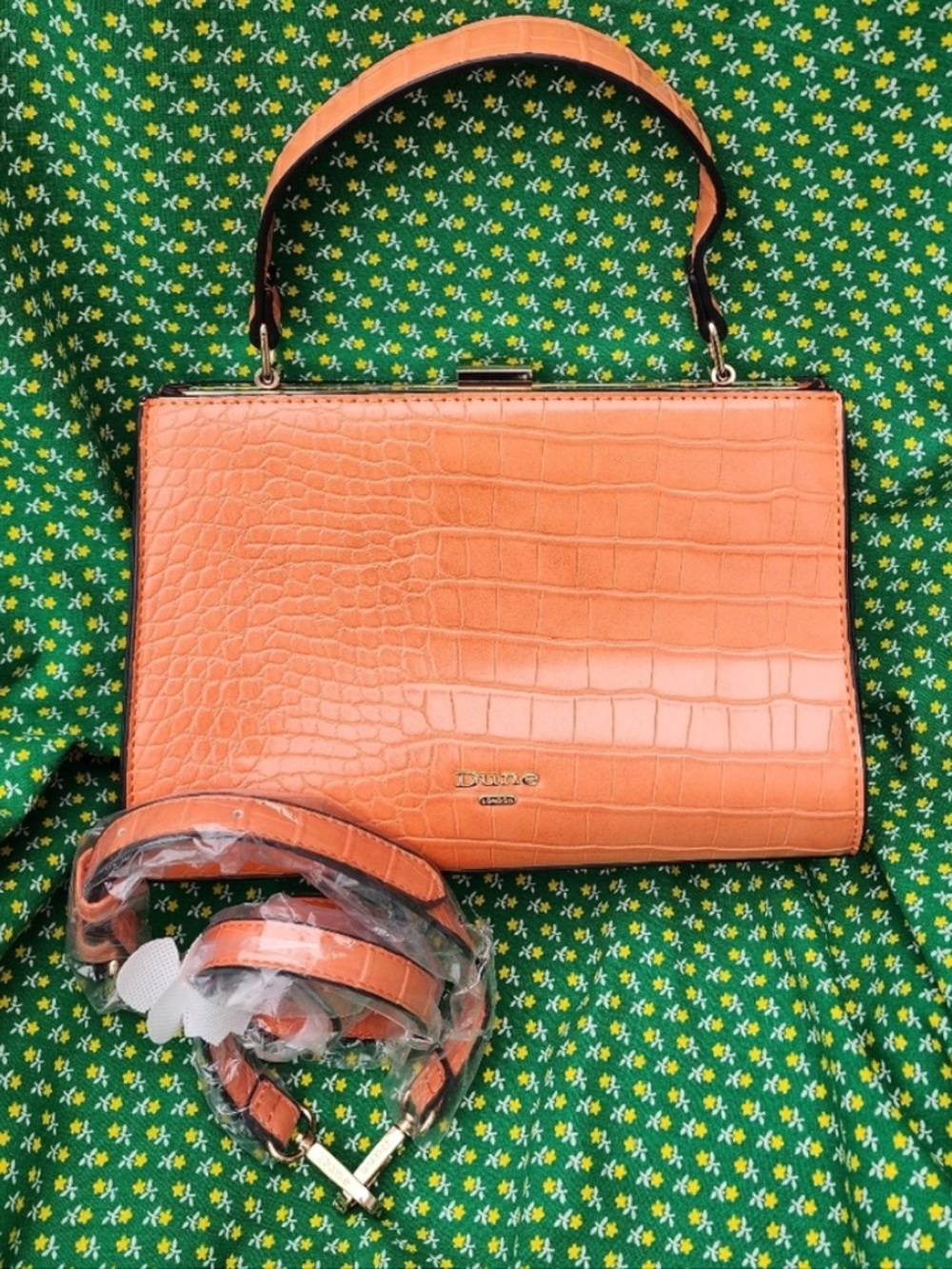 Dinilady Clutch Orange bag  by DUNE LONDON